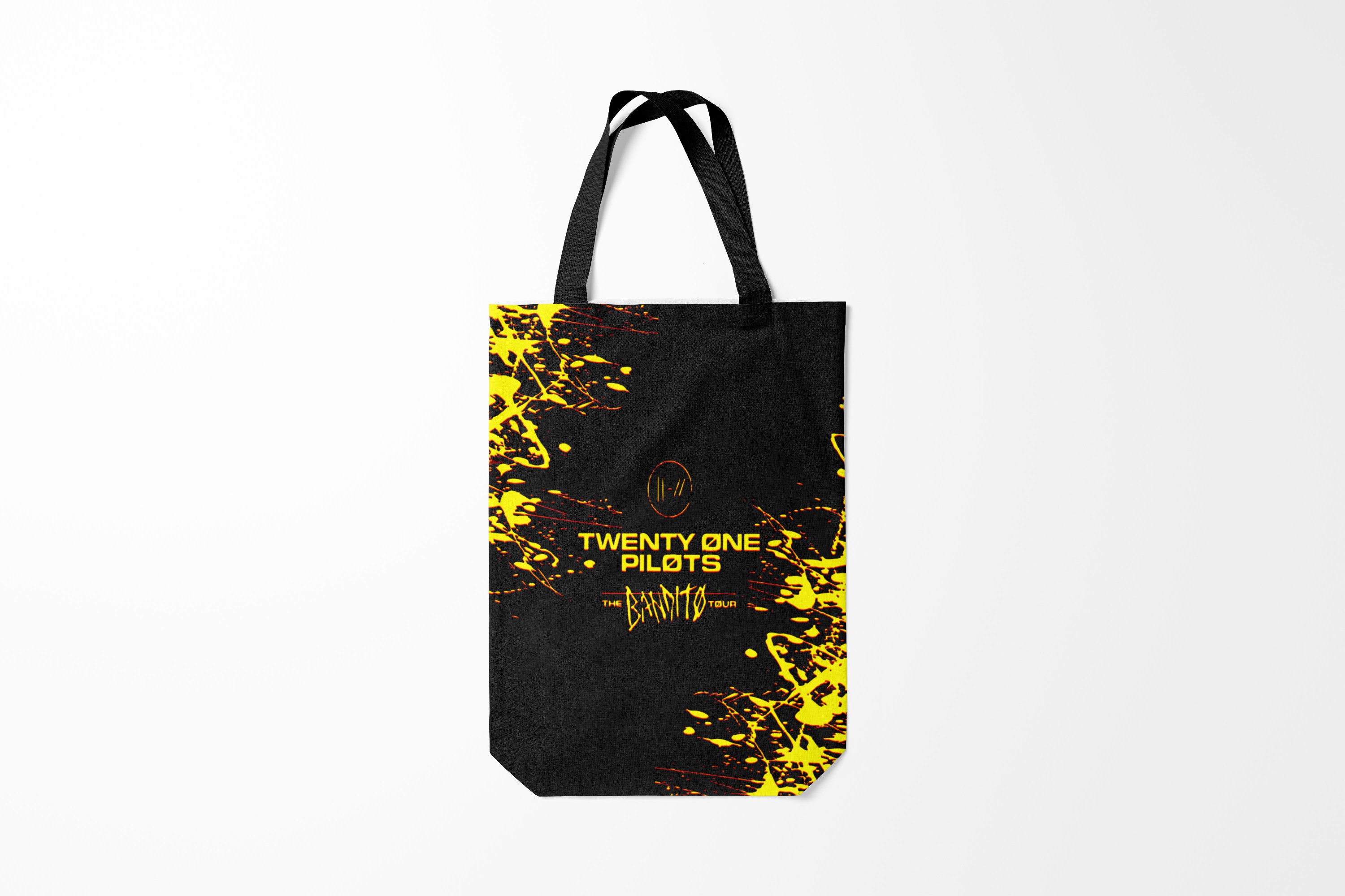 

Сумка шoппер унисекс Burnettie Twenty one pilots TOP., черный, Twenty one pilots TOP.