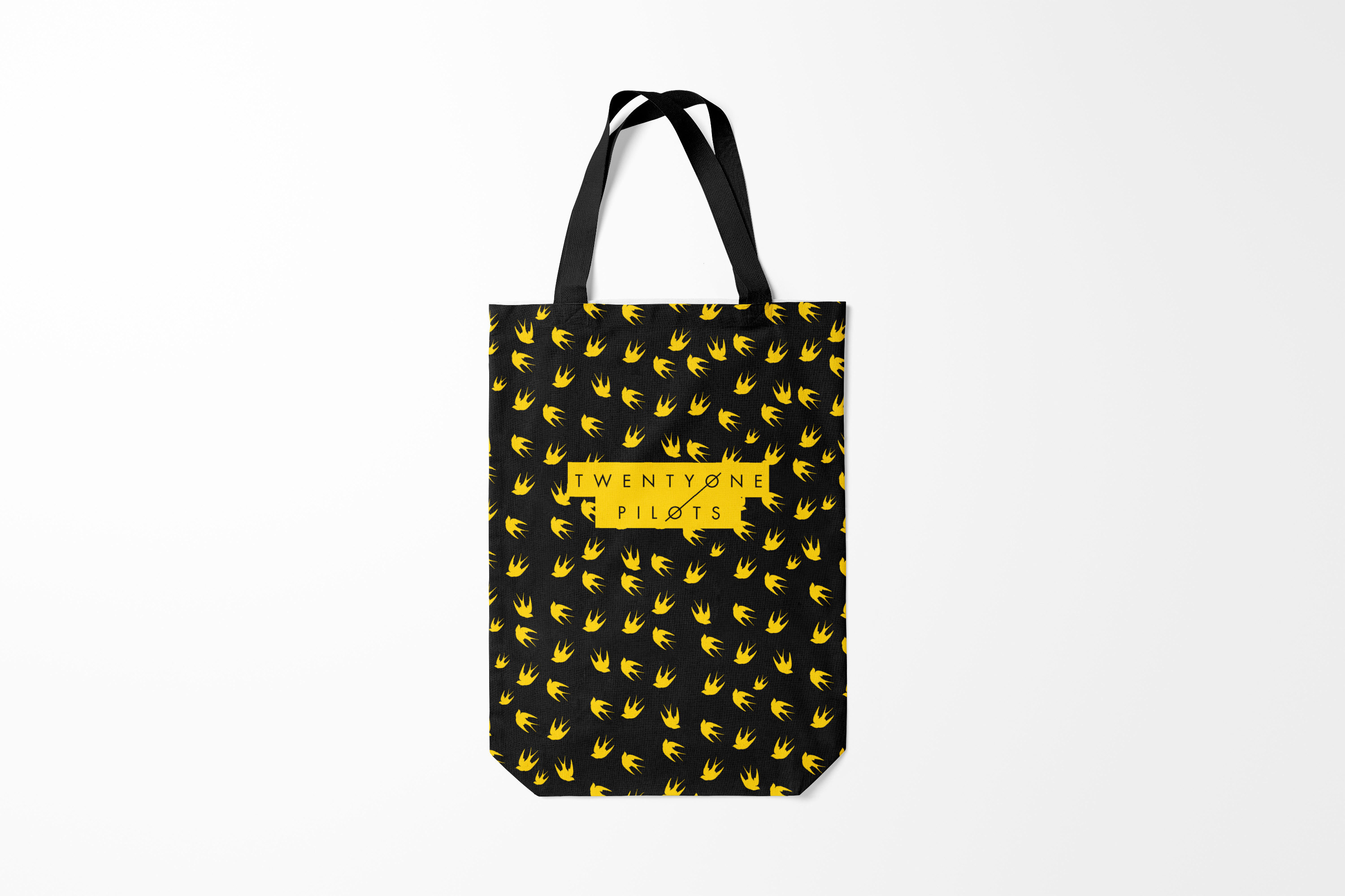 

Сумка шoппер унисекс Burnettie Twenty one pilots TOP, черный, Twenty one pilots TOP