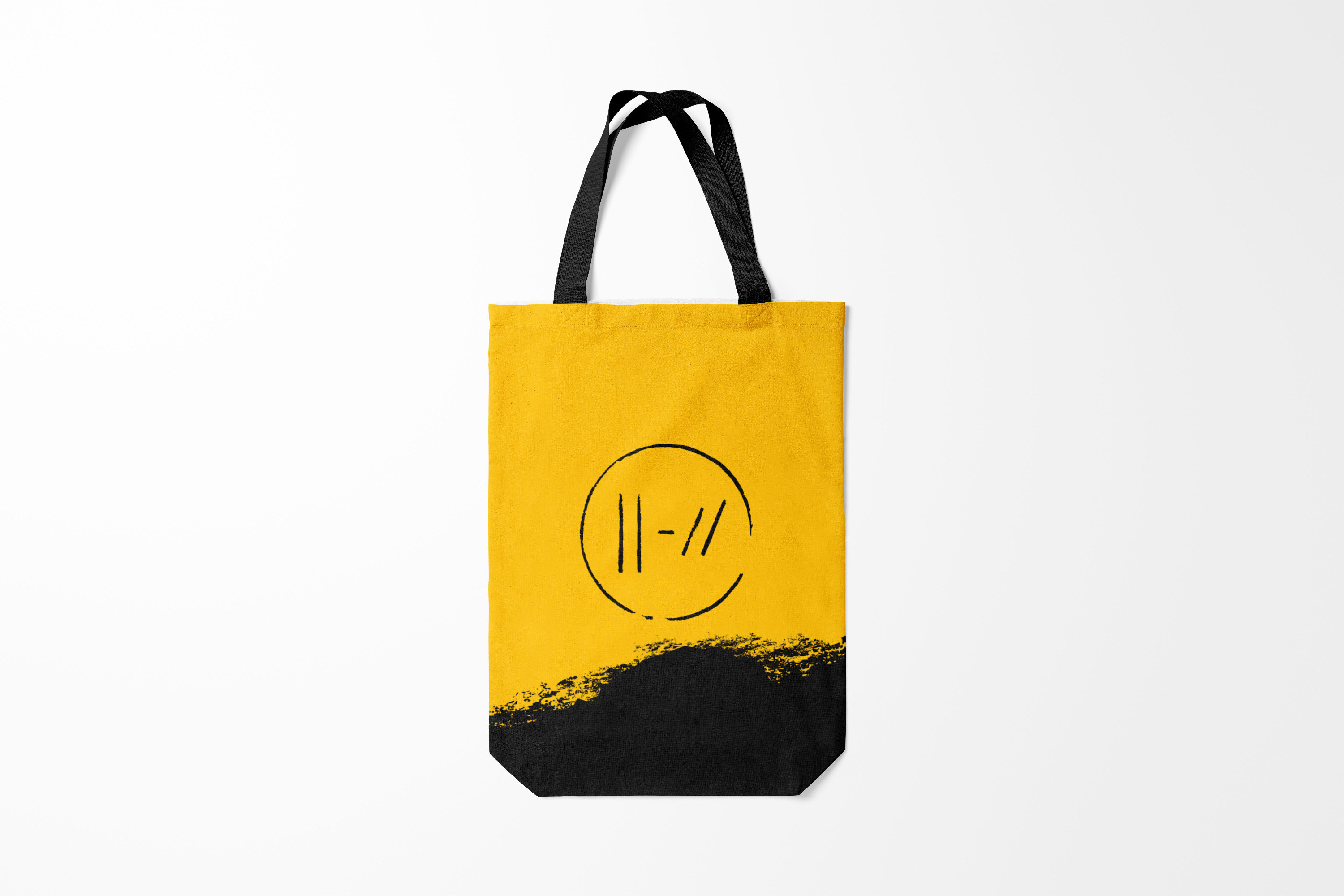 

Сумка шoппер унисекс Burnettie Twenty one pilots TOP, желтый, Twenty one pilots TOP