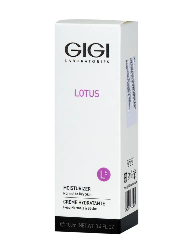 Крем для лица GiGi Lotus Moisturizer увлажняющий, для нормальной и сухой кожи, 100 мл