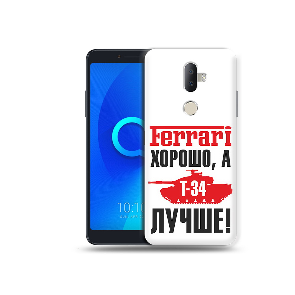 

Чехол MyPads Tocco для Alcatel 3V т 34 лучше, Прозрачный, Tocco