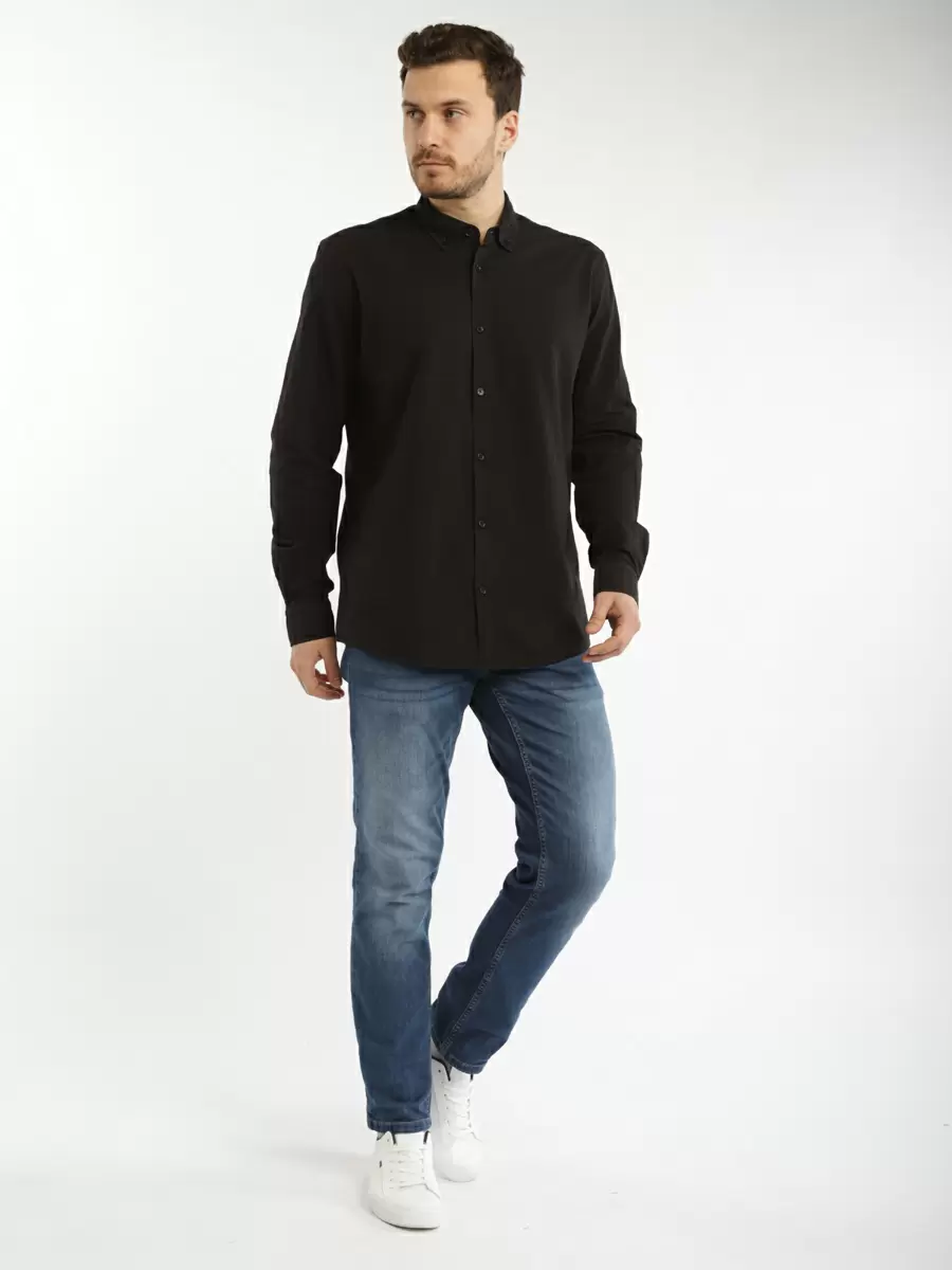 

Рубашка мужская A passion play SQ74983 черная 3XL, Черный, SQ74983