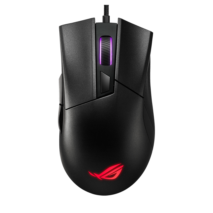 Проводная игровая мышь ASUS P507 ROG GLADIUS II CORE черный 1000546194 4990₽