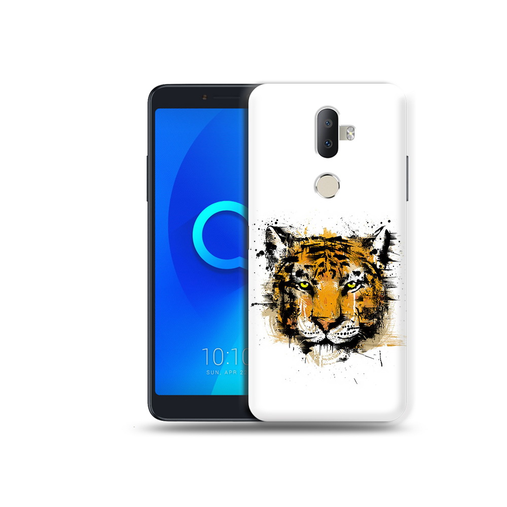 

Чехол MyPads Tocco для Alcatel 3V тигруля, Прозрачный, Tocco