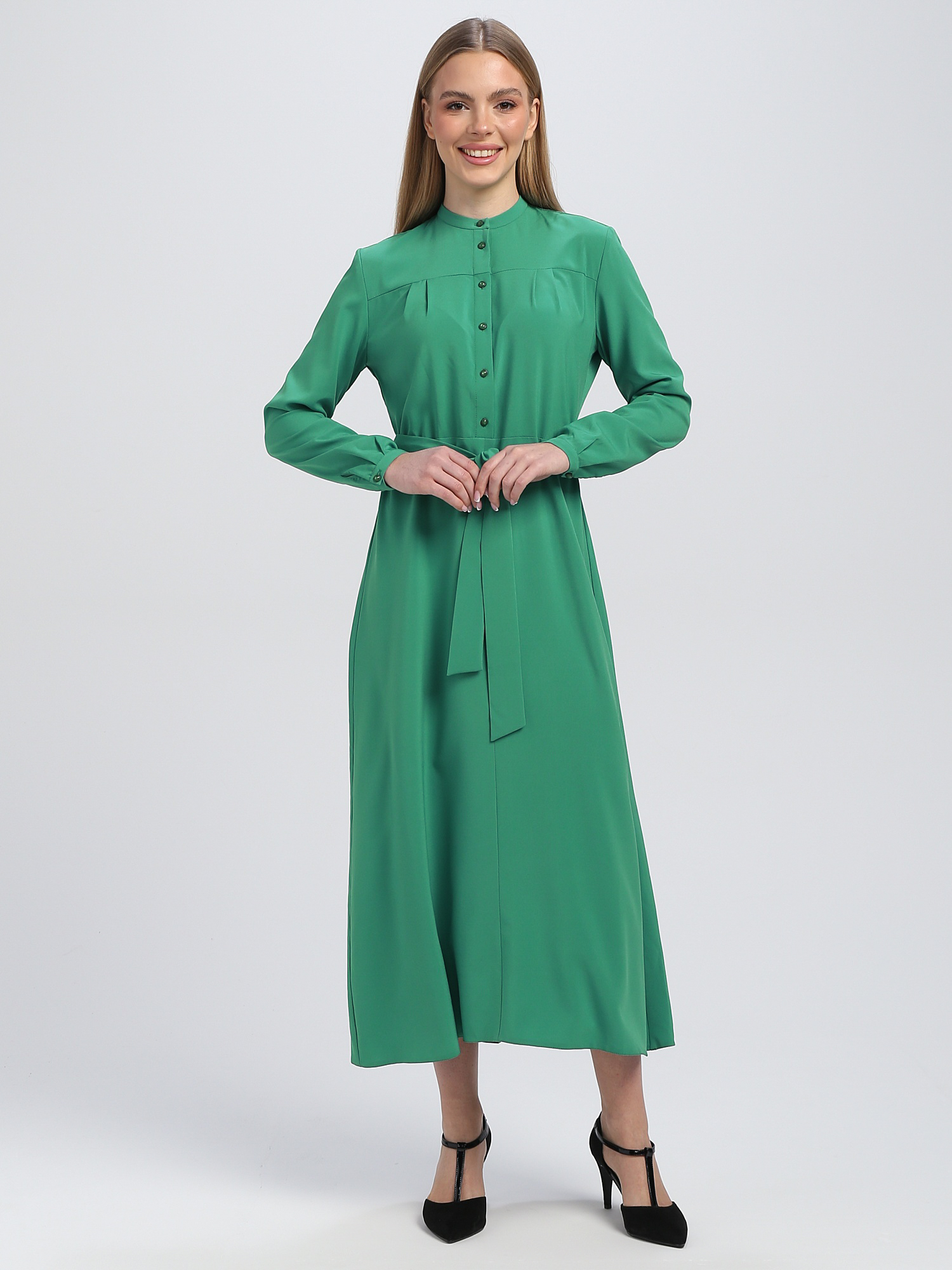 Платье женское Amuleto Chiara зеленое 2XL
