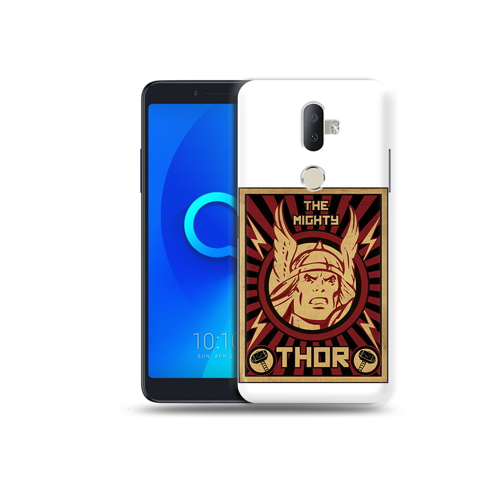 

Чехол MyPads Tocco для Alcatel 3V тор лицо, Прозрачный, Tocco