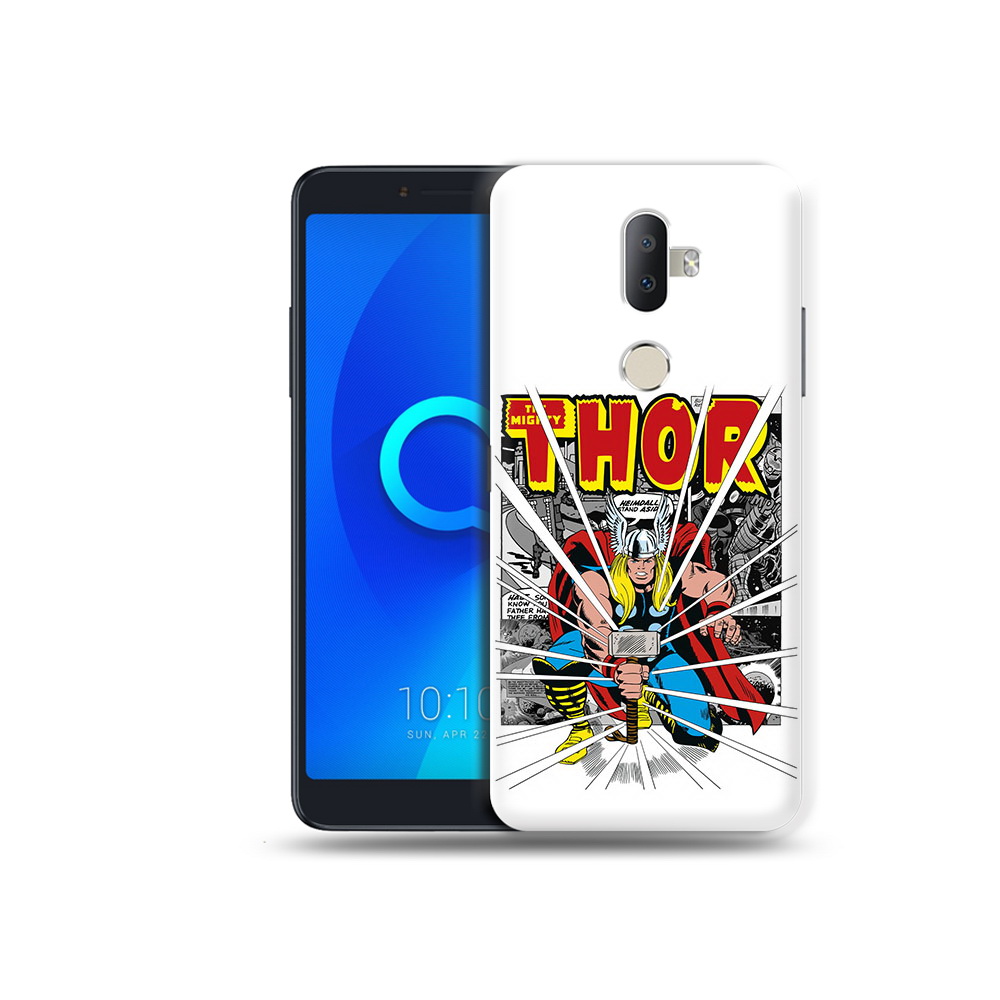 

Чехол MyPads Tocco для Alcatel 3V тор рисунок, Прозрачный, Tocco