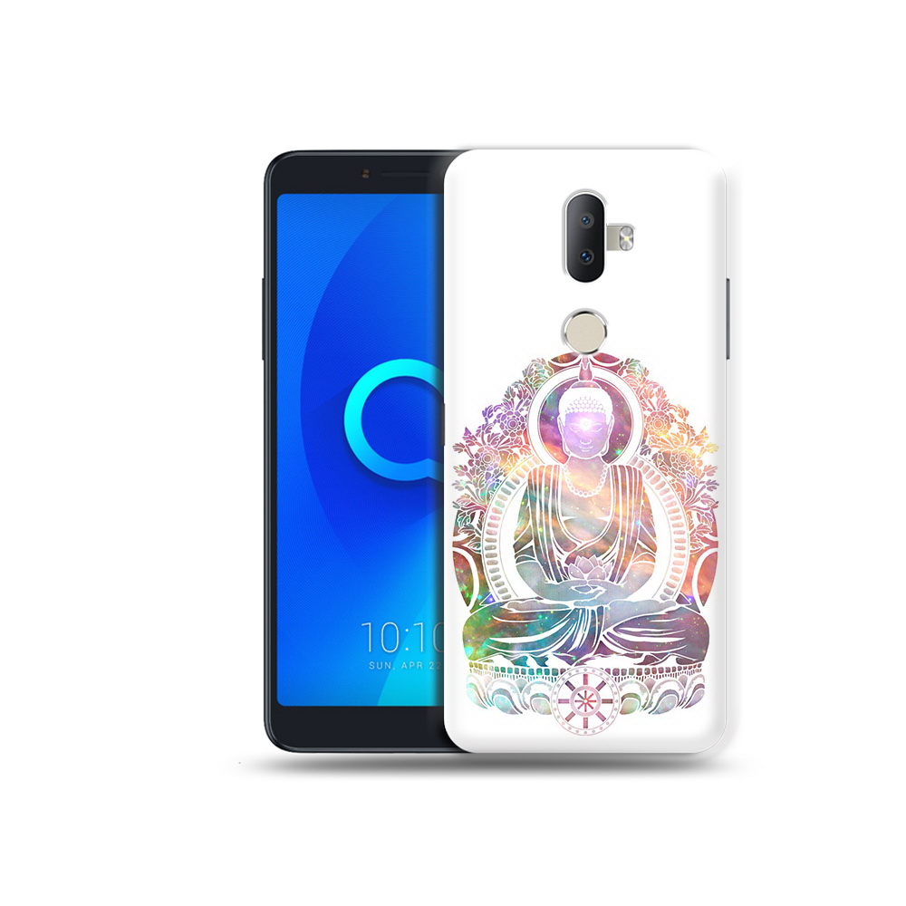 

Чехол MyPads Tocco для Alcatel 3V умный мужчина абстракция, Прозрачный, Tocco