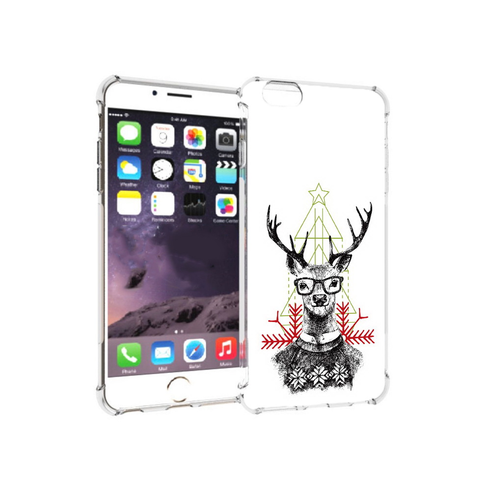 

Чехол MyPads Tocco для Apple iPhone 6 Plus умный олень, Прозрачный, Tocco