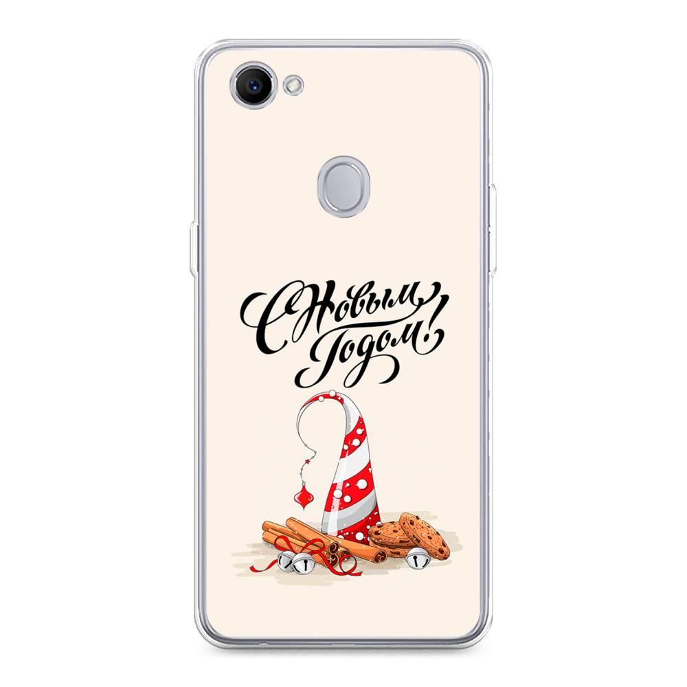 

Чехол для Oppo F7 "Подарки на Новый Год", Бежевый;красный;черный, 250350-5
