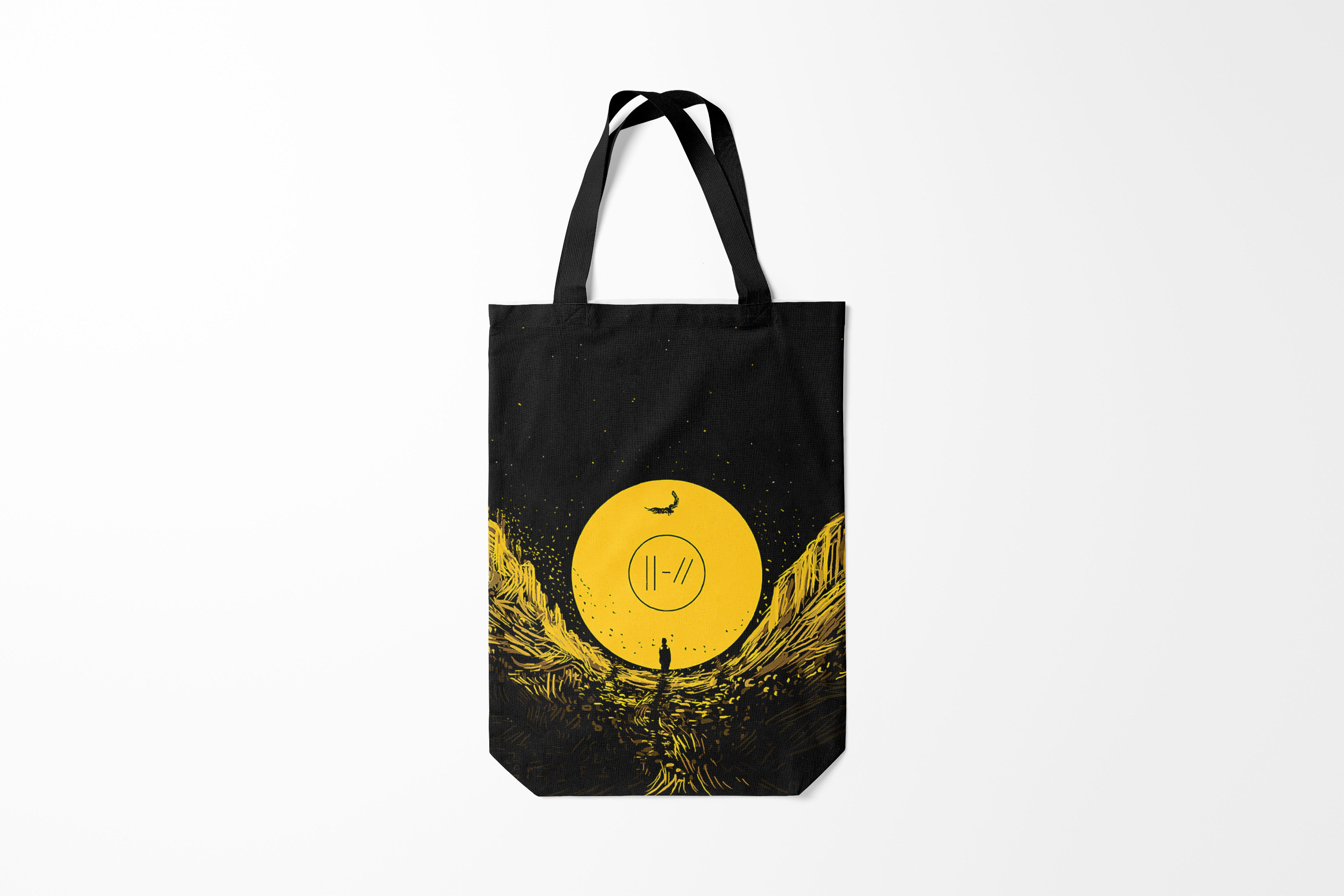 

Сумка шoппер унисекс Burnettie Twenty one pilots, черный, Twenty one pilots