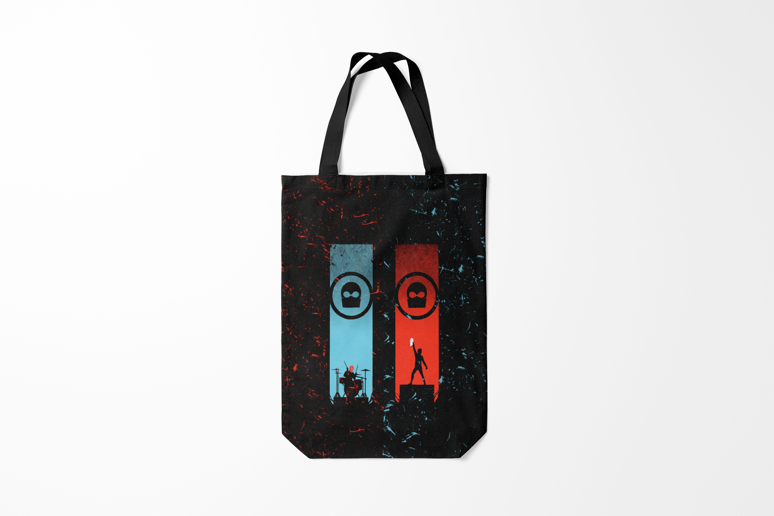 

Сумка шoппер унисекс Burnettie Twenty one pilots, черный, Twenty one pilots