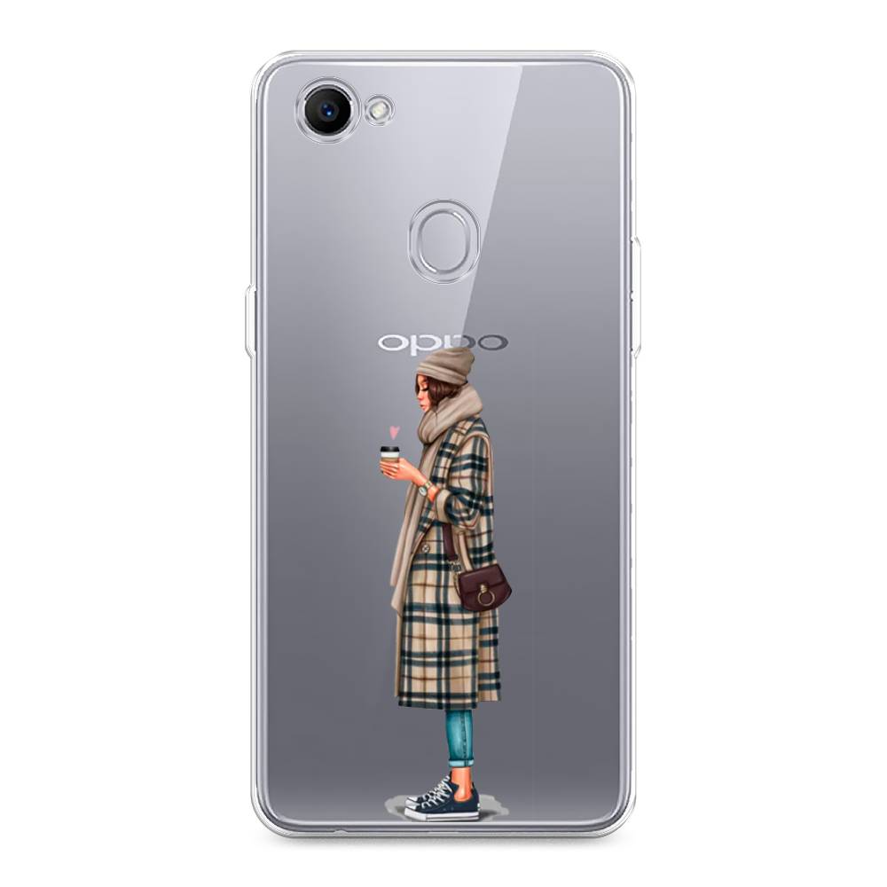 

Чехол для Oppo F7 "Утренний кофе", Коричневый;бежевый, 250350-6