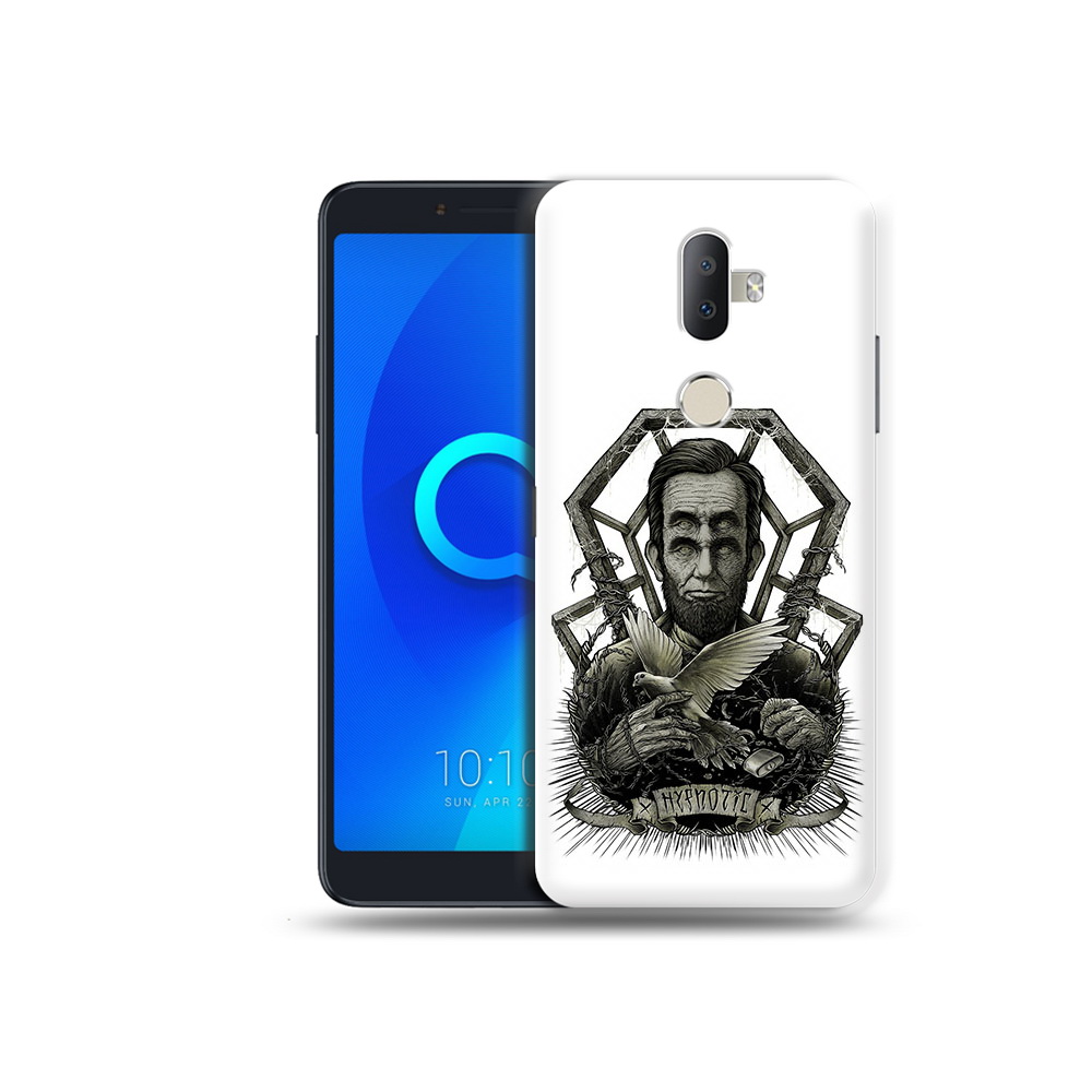 

Чехол MyPads Tocco для Alcatel 3V франклин абстракция, Прозрачный, Tocco