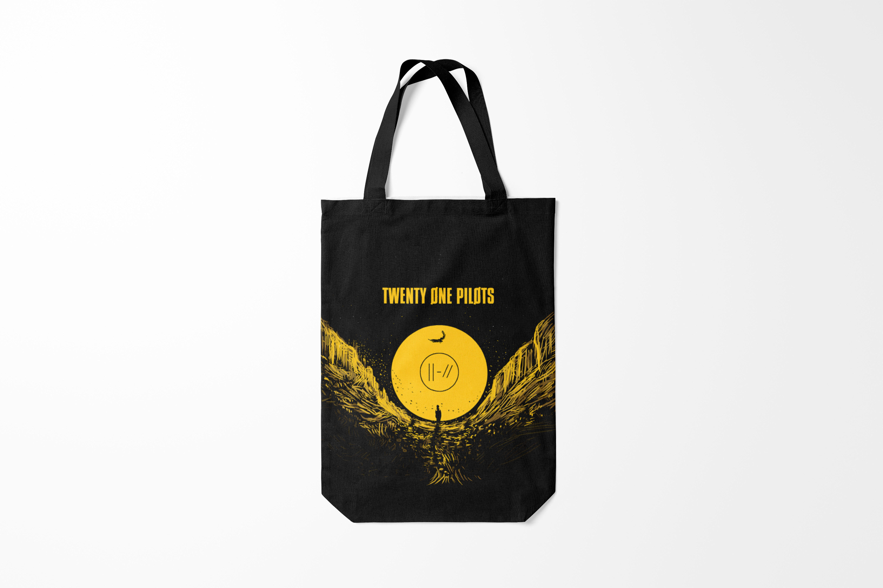 

Сумка шoппер унисекс Burnettie Twenty one pilots, черный, Twenty one pilots