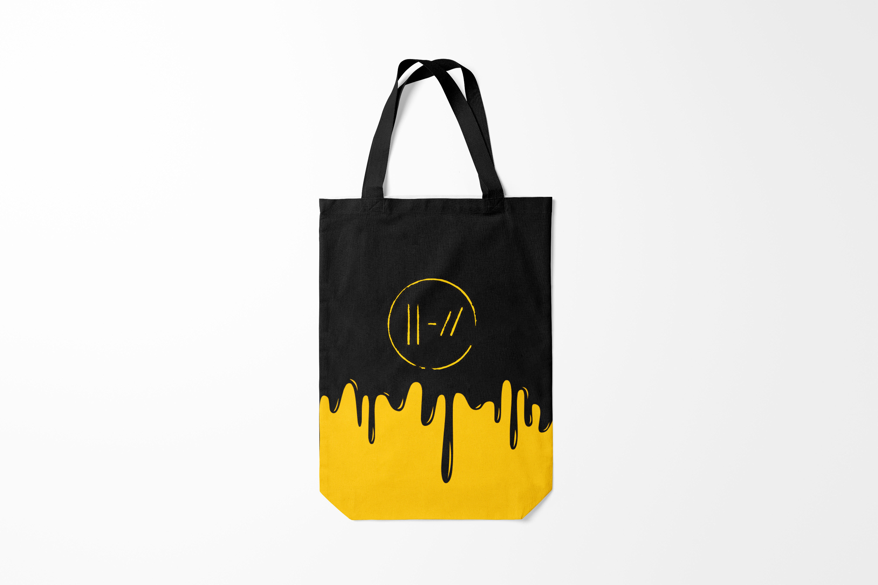 

Сумка шoппер унисекс Burnettie Twenty one pilots, желтый; черный, Twenty one pilots