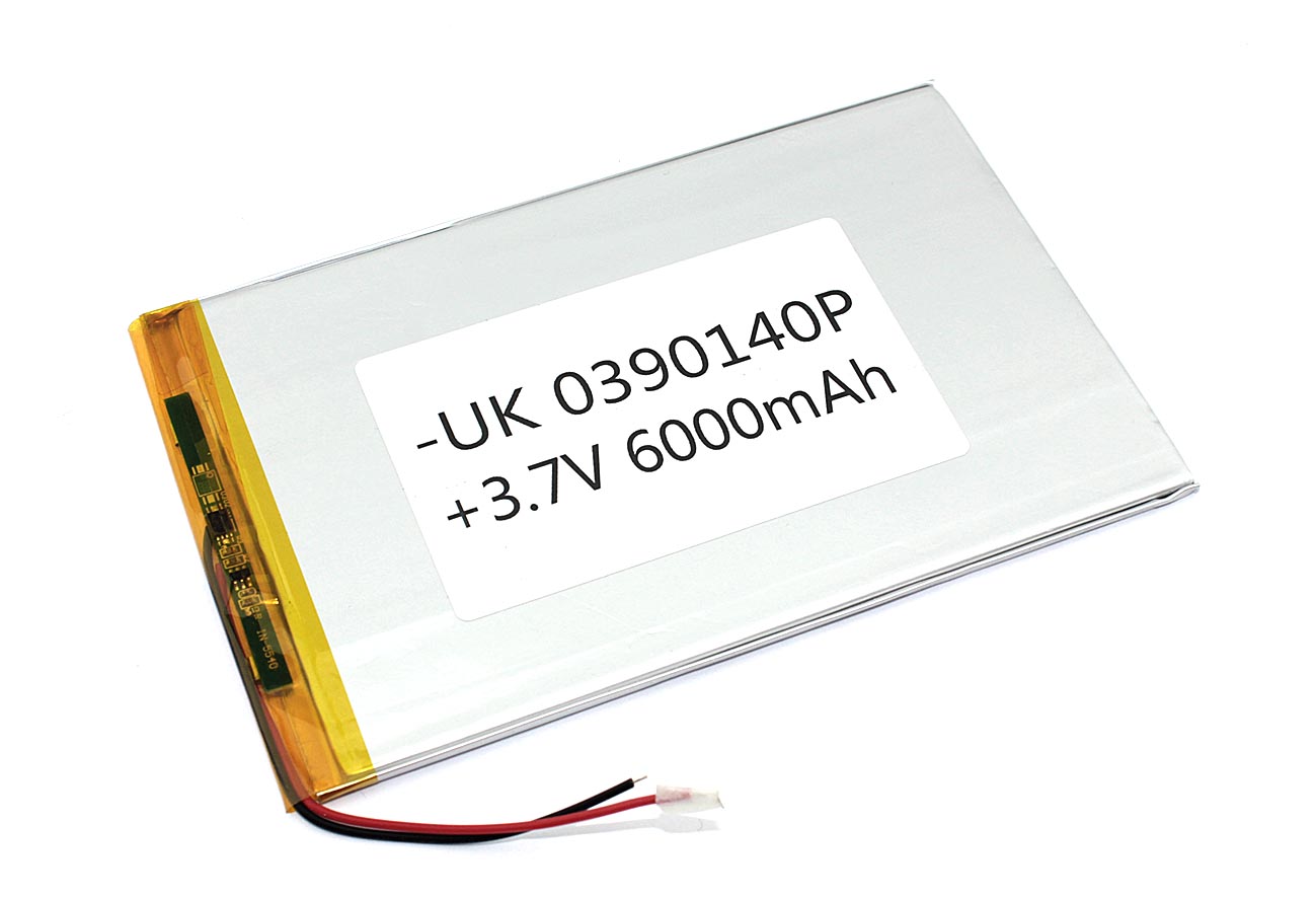 Аккумуляторная батарея OEM Li-Pol 3*90*140мм 2pin 3.7V/6000mAh