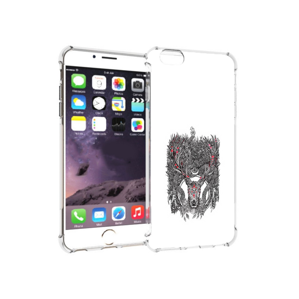 

Чехол MyPads Tocco для Apple iPhone 6 Plus Дизайнерские_676, Прозрачный, Tocco