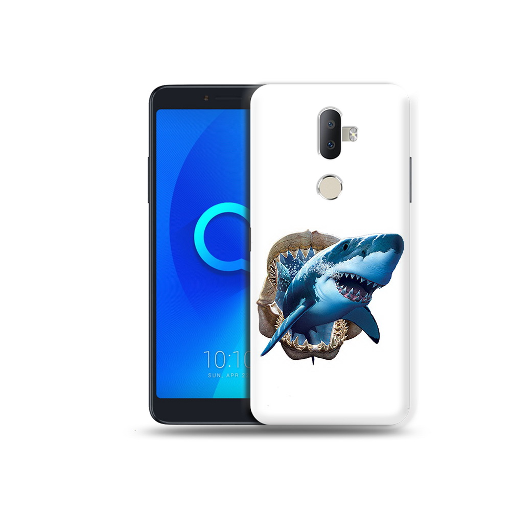 

Чехол MyPads Tocco для Alcatel 3V челюсти, Прозрачный, Tocco