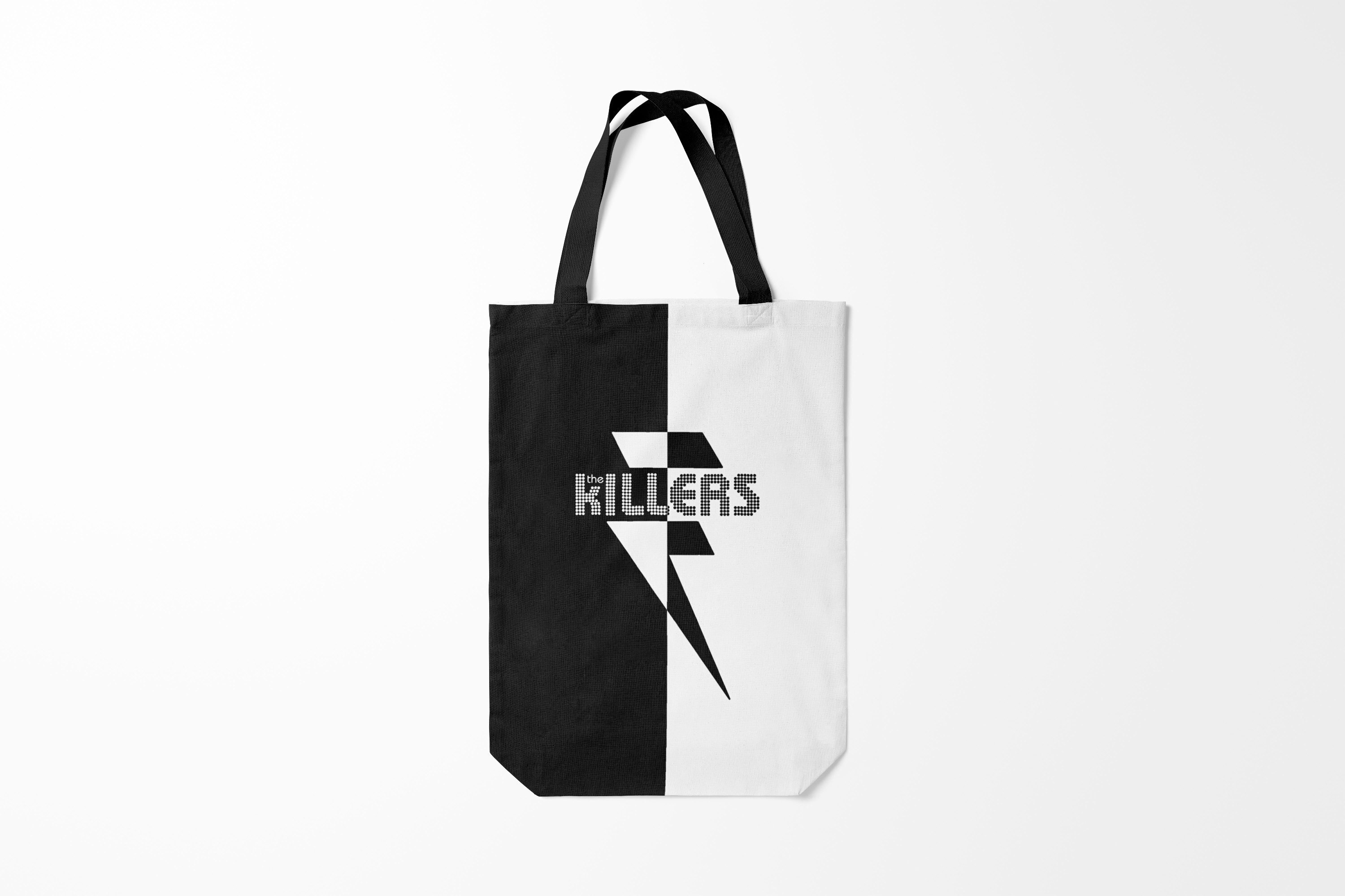 

Сумка шoппер унисекс Burnettie The Killers, черный; белый, The Killers