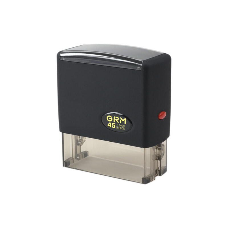 

GRM 45 2Pads. Оснастка для штампа 76x29 мм, Черный