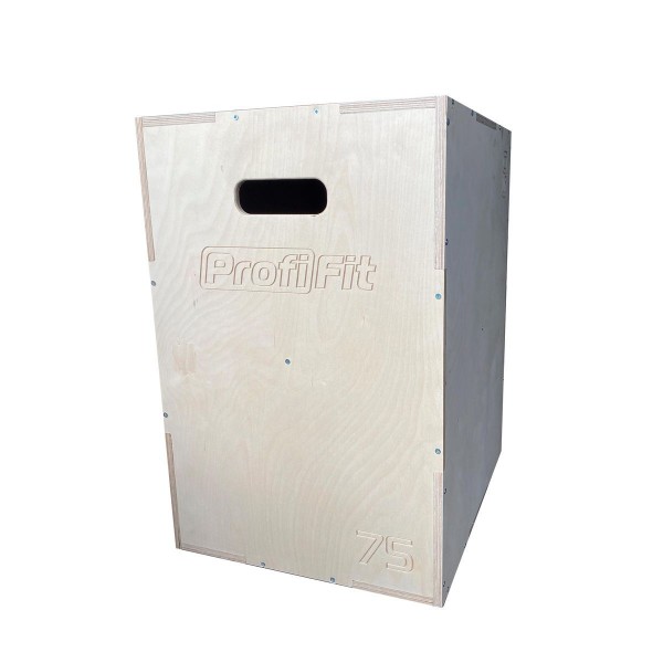

Тумба для запрыгиваний PLYO BOX ФАНЕРА, PROFI-FIT, 3 В 1, 50-60-75СМ