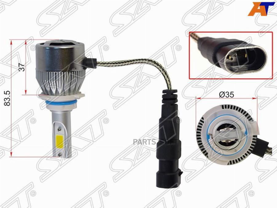 

Комплект Светодиодных Ламп Led Hb4(9006) 36w/3800lm Sat арт. ST-HB4-LED