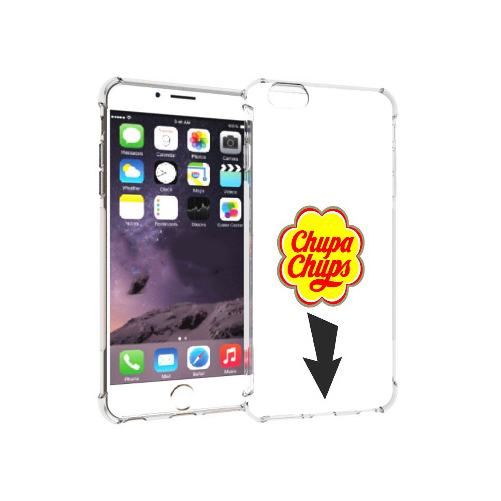 

Чехол MyPads Tocco для Apple iPhone 6 Plus чупа чупс, Прозрачный, Tocco