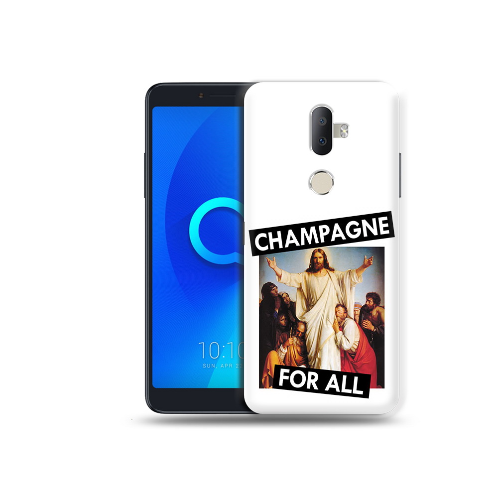 

Чехол MyPads Tocco для Alcatel 3V шампанское, Прозрачный, Tocco