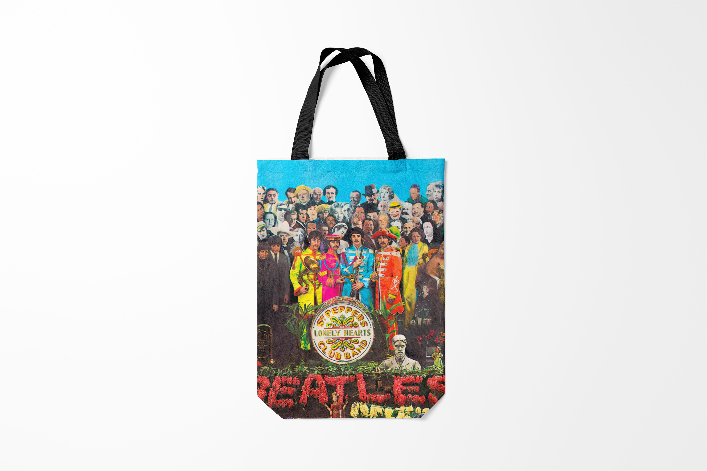 

Сумка шoппер унисекс Burnettie The Beatles, черный, The Beatles