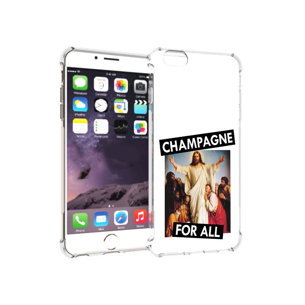 

Чехол MyPads Tocco для Apple iPhone 6 Plus шампанское, Прозрачный, Tocco