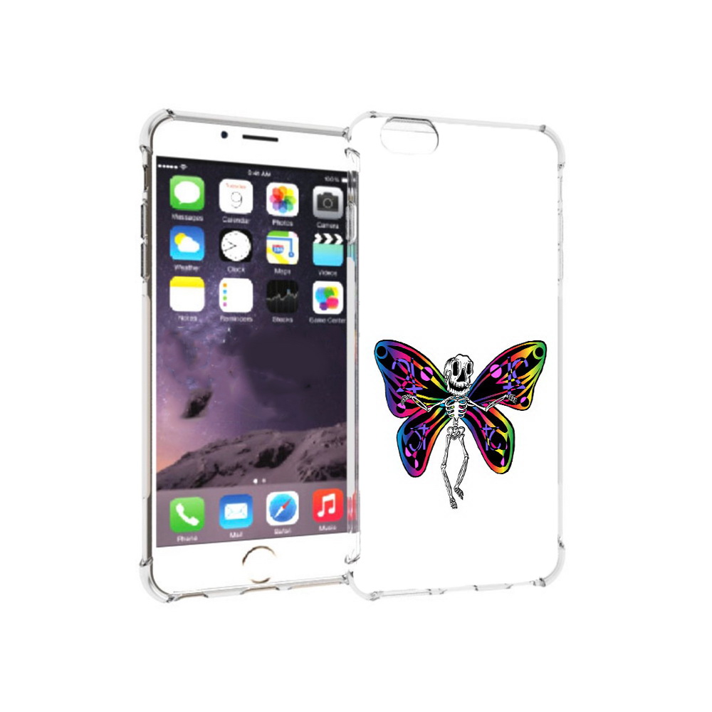 

Чехол MyPads Tocco для Apple iPhone 6 Plus эффект бабочки, Прозрачный, Tocco