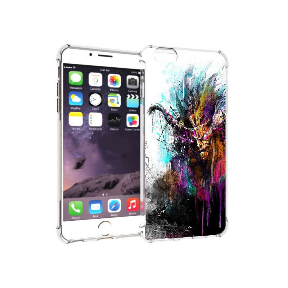 

Чехол MyPads Tocco для Apple iPhone 6 Plus яркий дьявол, Прозрачный, Tocco