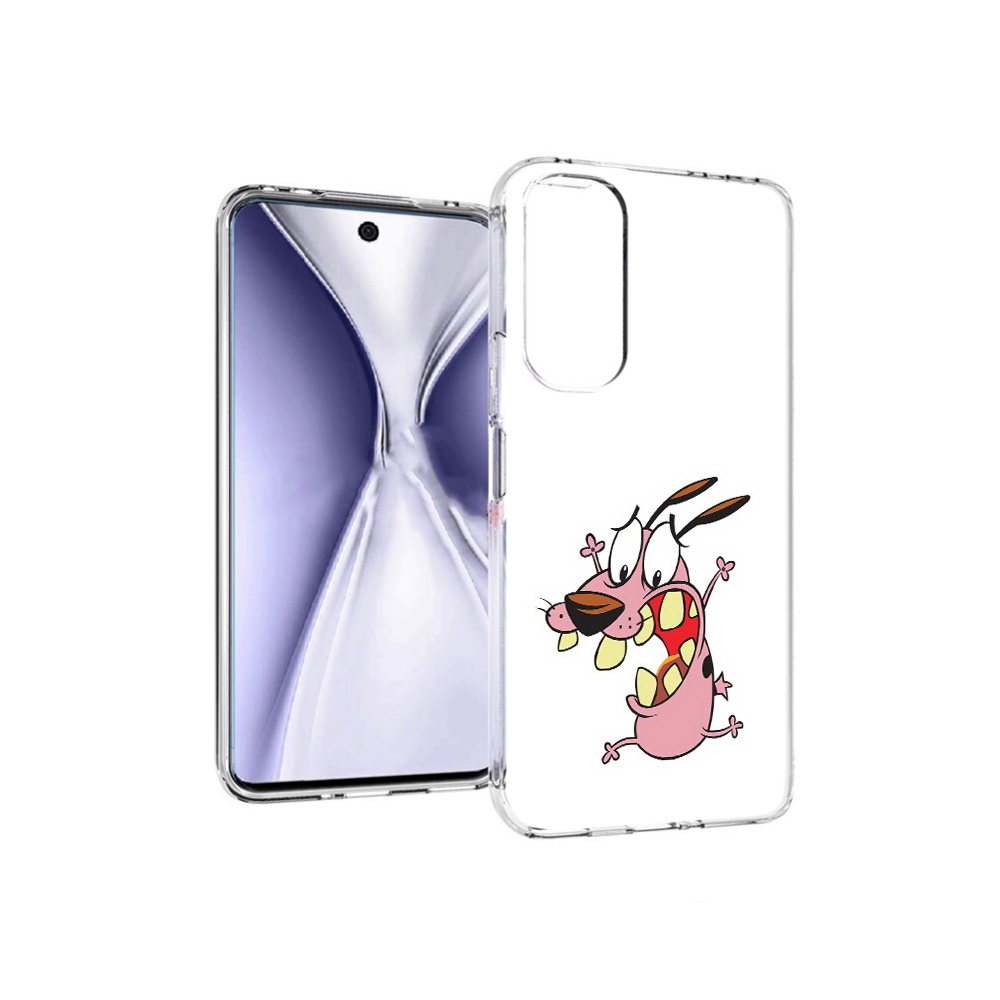 Чехол MyPads Tocco для Huawei Honor X20 зубастый бобик