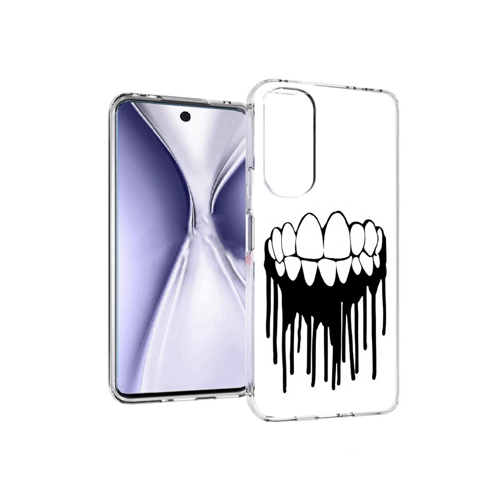 

Чехол MyPads Tocco для Huawei Honor X20 зубы, Прозрачный, Tocco