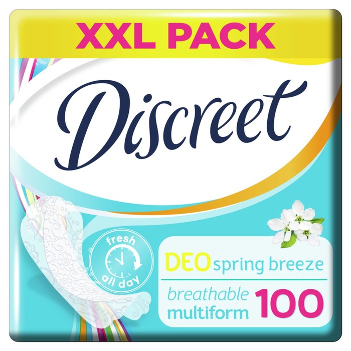 

Прокладки ежедневные Discreet Deo Spring Breeze Multiform, 100 шт.