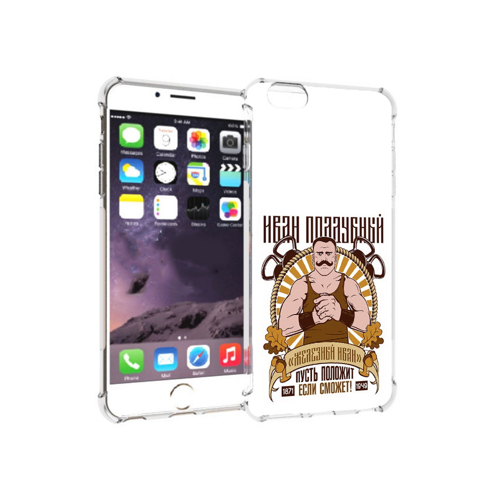 

Чехол MyPads Tocco для Apple iPhone 6 Plus Железный Иван, Прозрачный, Tocco
