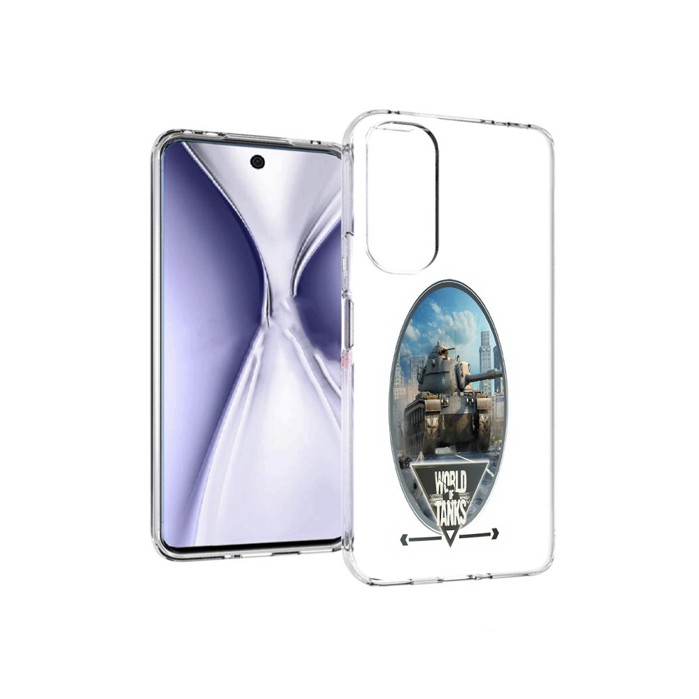 

Чехол MyPads Tocco для Huawei Honor X20 игра с танками, Прозрачный, Tocco