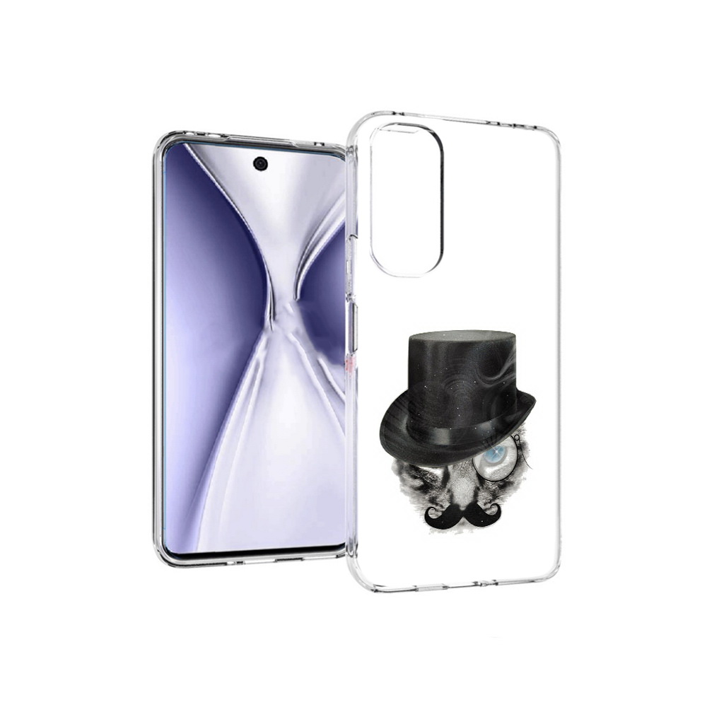 

Чехол MyPads Tocco для Huawei Honor X20 интелегентный кот, Прозрачный, Tocco