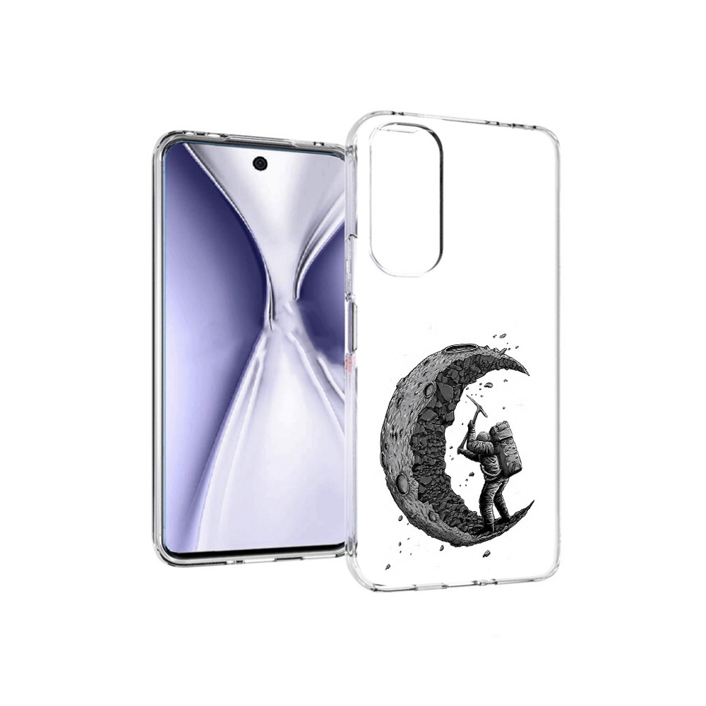

Чехол MyPads Tocco для Huawei Honor X20 камненная луна, Прозрачный, Tocco