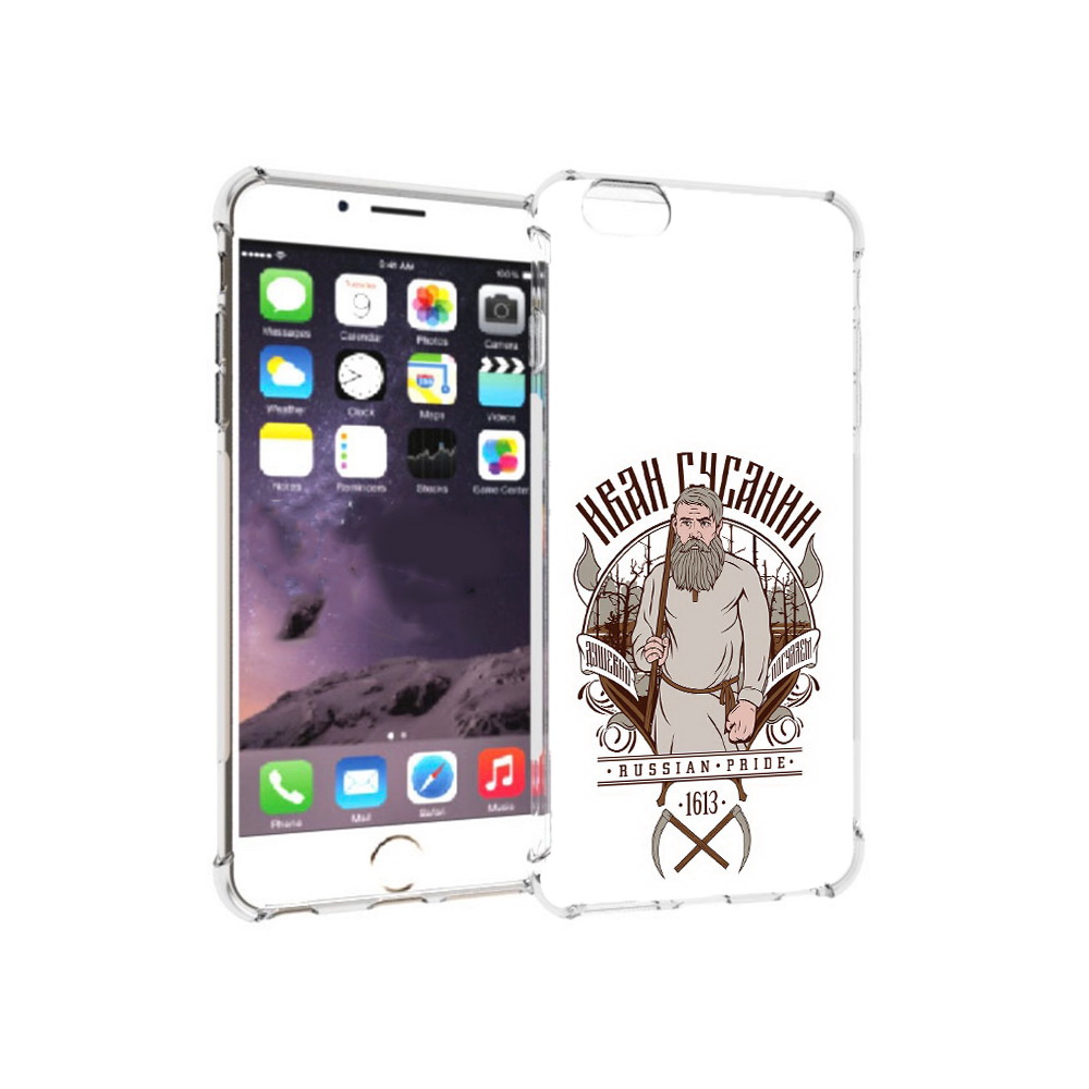 

Чехол MyPads Tocco для Apple iPhone 6 Plus Иван Сусанин, Прозрачный, Tocco