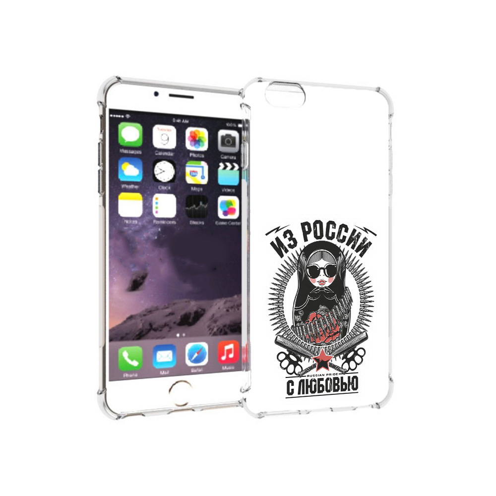 

Чехол MyPads Tocco для Apple iPhone 6 Plus Из России с любовью, Прозрачный, Tocco
