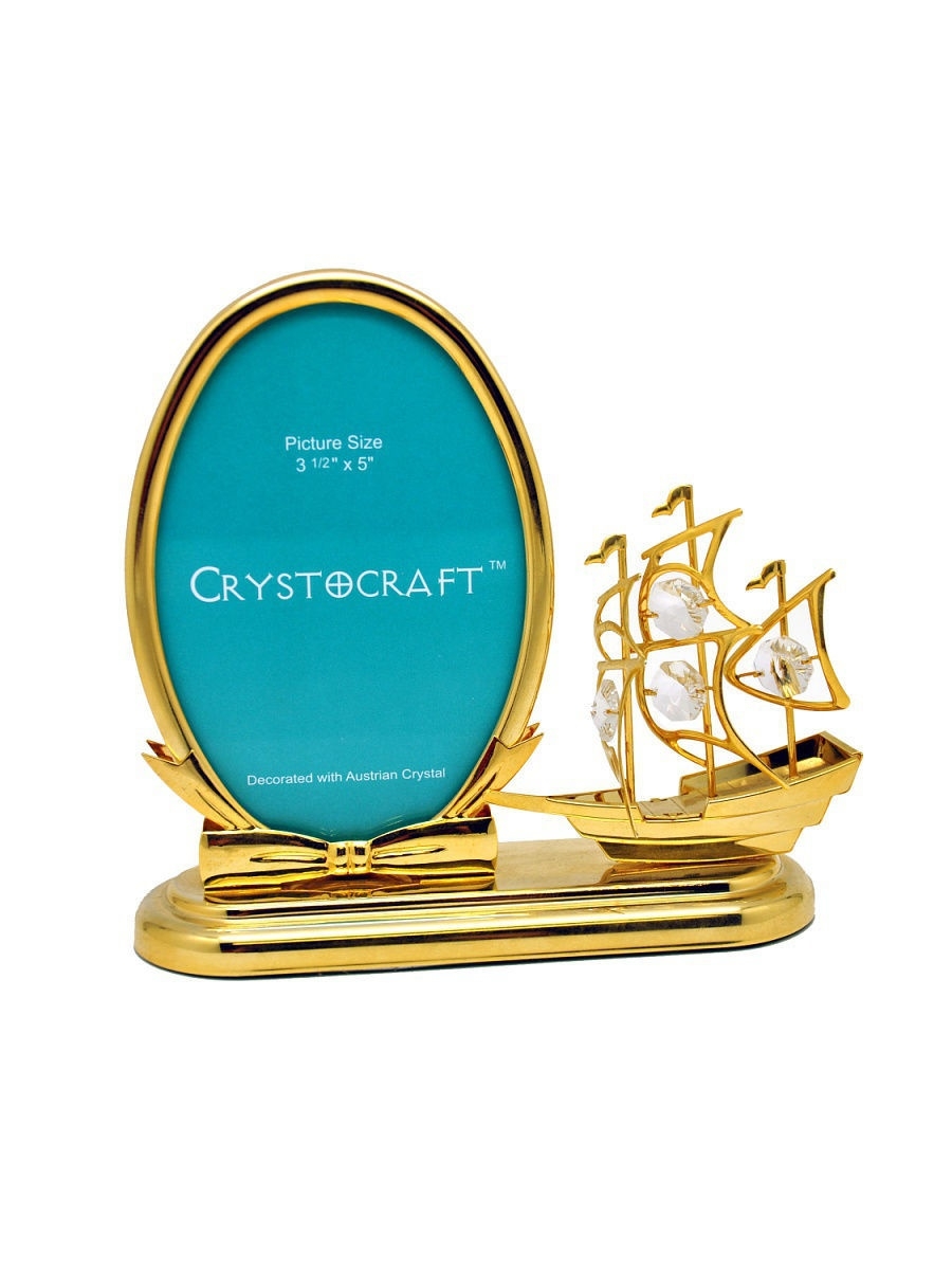 

Фоторамка CRYSTOCRAFT 47-040-GCL золотистый, 47-040-GCL