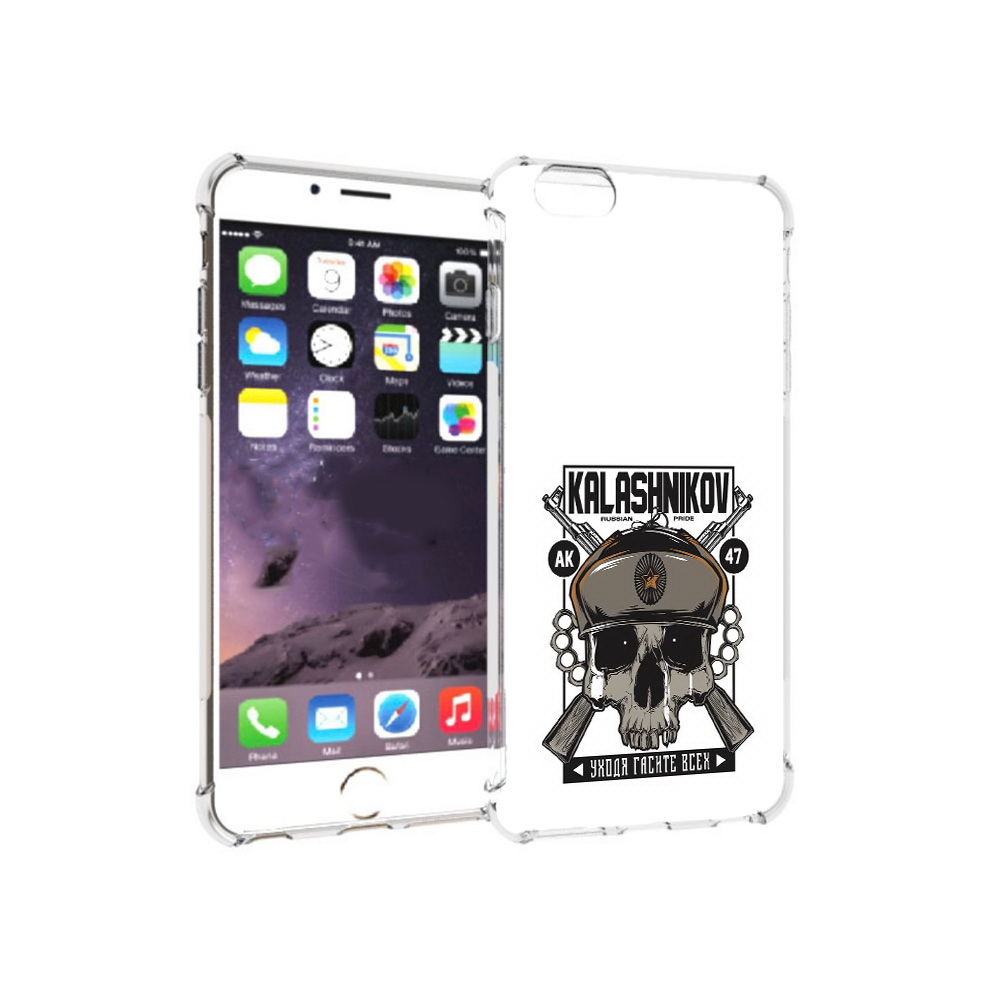 

Чехол MyPads Tocco для Apple iPhone 6 Plus Калашников, Прозрачный, Tocco