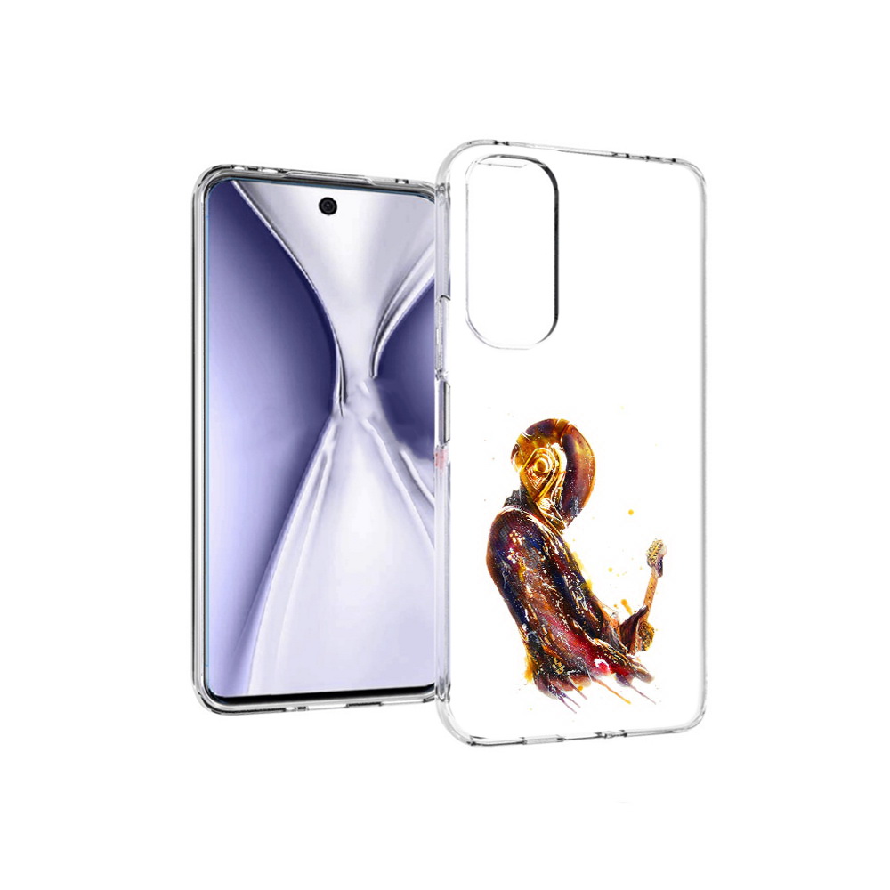 

Чехол MyPads Tocco для Huawei Honor X20 космо-музыкант, Прозрачный, Tocco