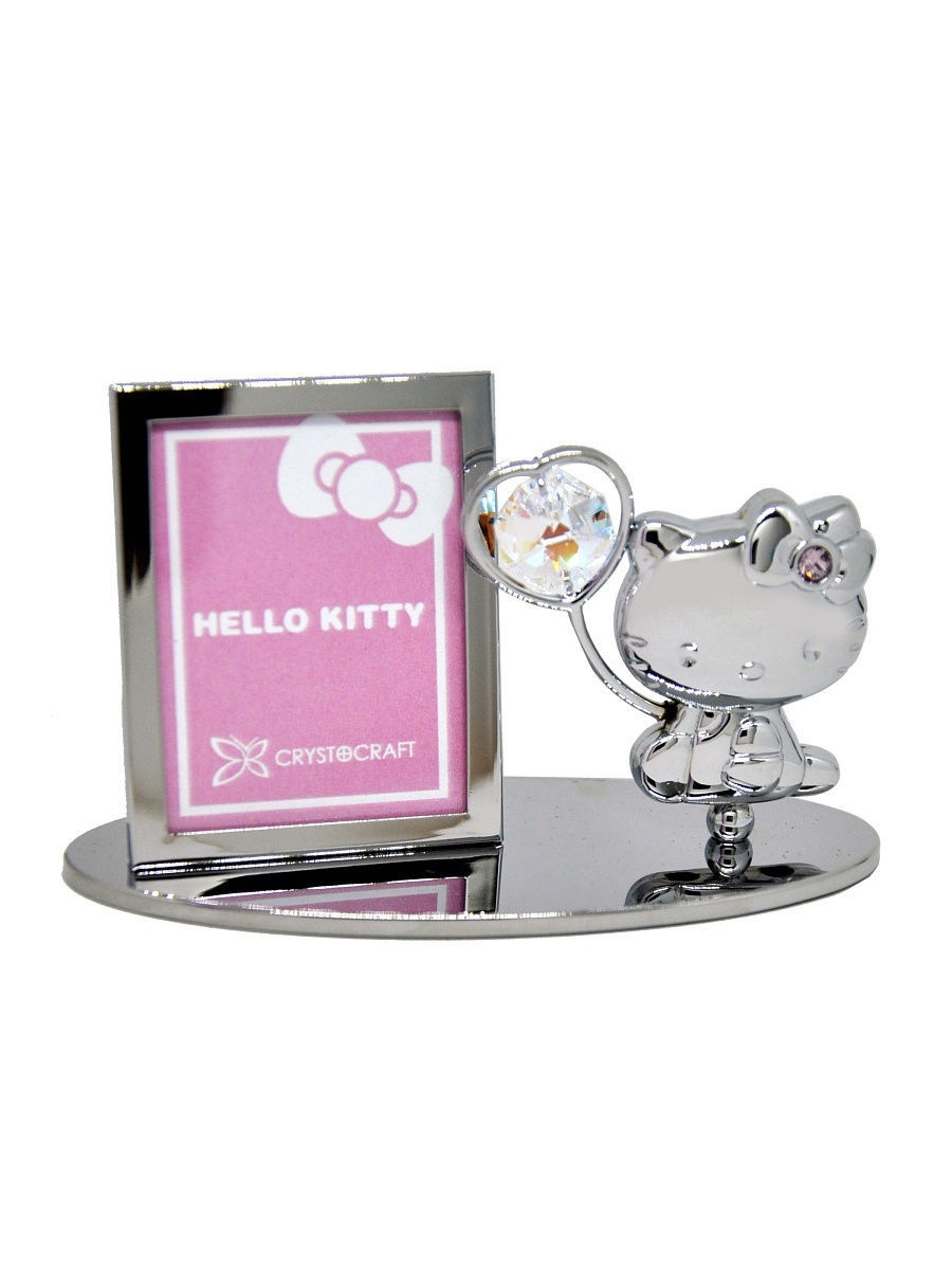 

Фоторамка Hello Kitty CRYSTOCRAFT L4002-042-CAB серебристый, L4002-042-CAB