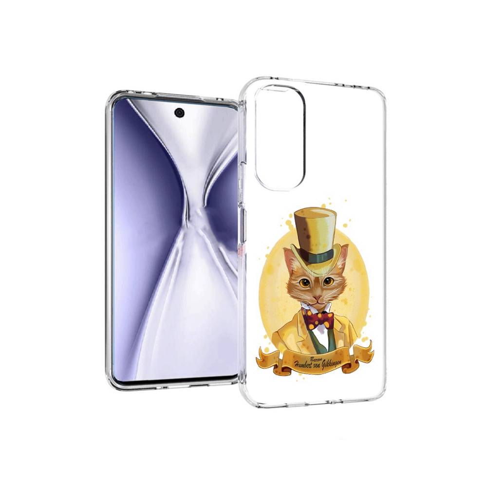 

Чехол MyPads Tocco для Huawei Honor X20 кот юрист, Прозрачный, Tocco