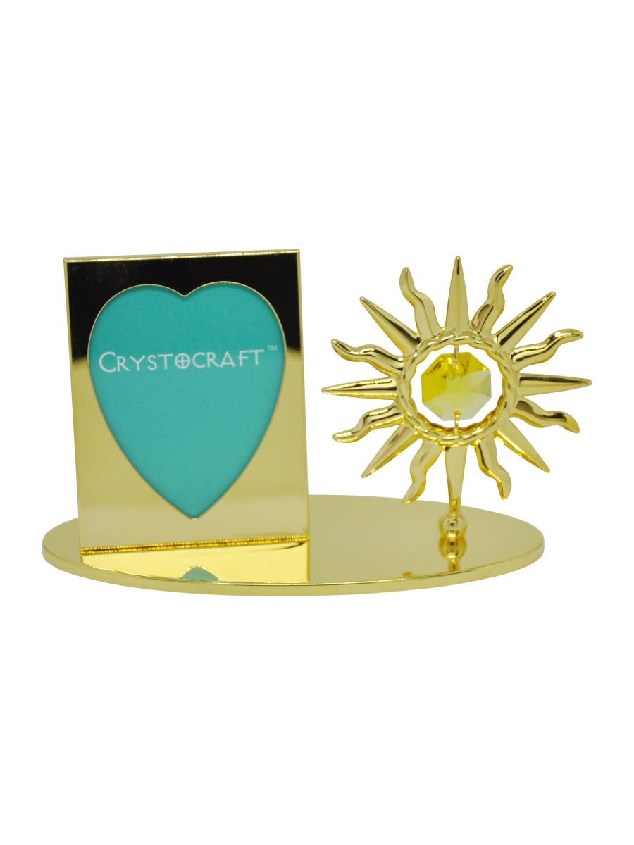 

Фоторамка с Солнцем CRYSTOCRAFT 83-042-GGO золотистый, 83-042-GGO