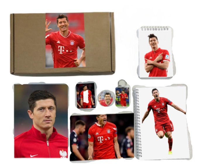 

Бокс GOODbrelok Роберт Левандовский, Robert Lewandowski №8