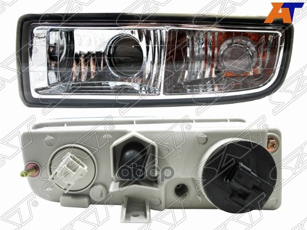 

Sat Фара Противотуманная Lexus Lx470 98-07 Lh Хром Оттенок